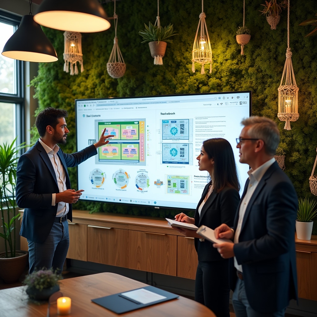 Team reviewing data centre infrastructure requirements